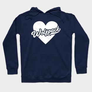 Vintage Wolfpack School Spirit // High School Football Mascot // Go Wolfpack Hoodie